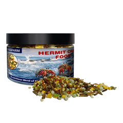JADINGSFARM Hermit Crab Food packaging highlights all-natural buffet blend for varied hermit crab meals