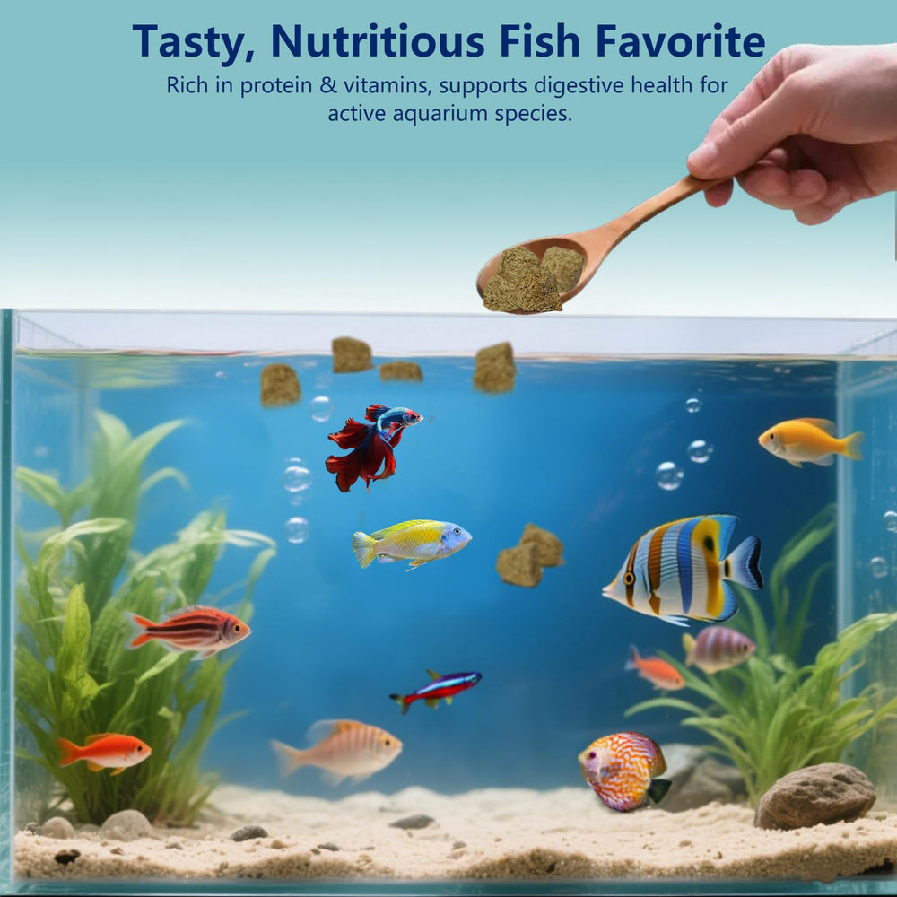 JADINGSFARM multi-species compatibility shows cubes suitable for diverse fish.