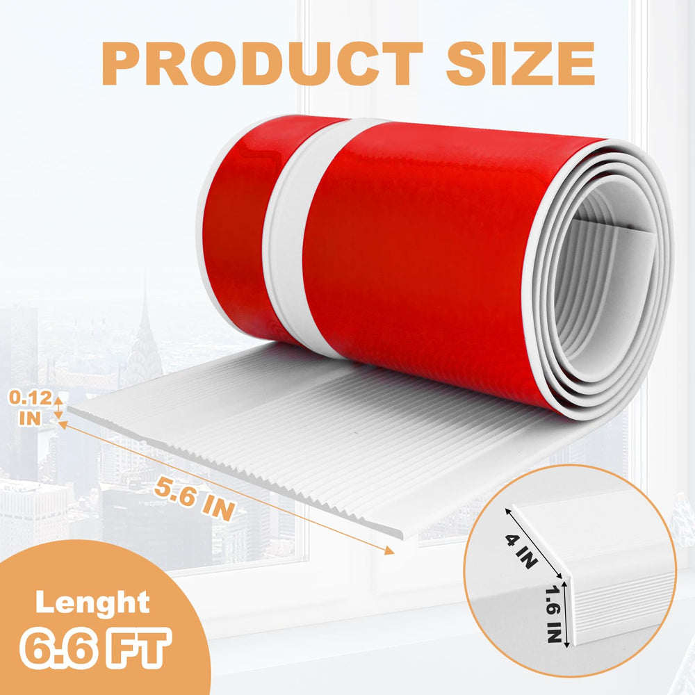 Durable PVC L-shaped edge protector reinforcing furniture corners.