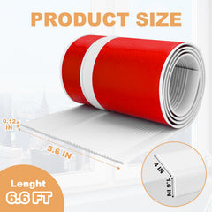 Durable PVC L-shaped edge protector reinforcing furniture corners.