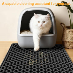 Jalopink silicone litter mat with quick-dry surface for hygienic cleaning.