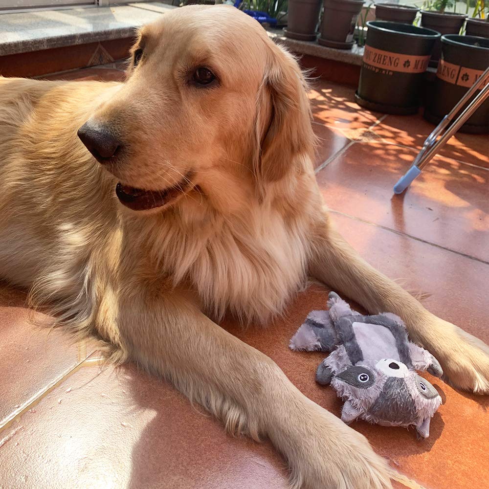 Jalousie corduroy plush toy offers soft texture for gentle chewing and cuddling.