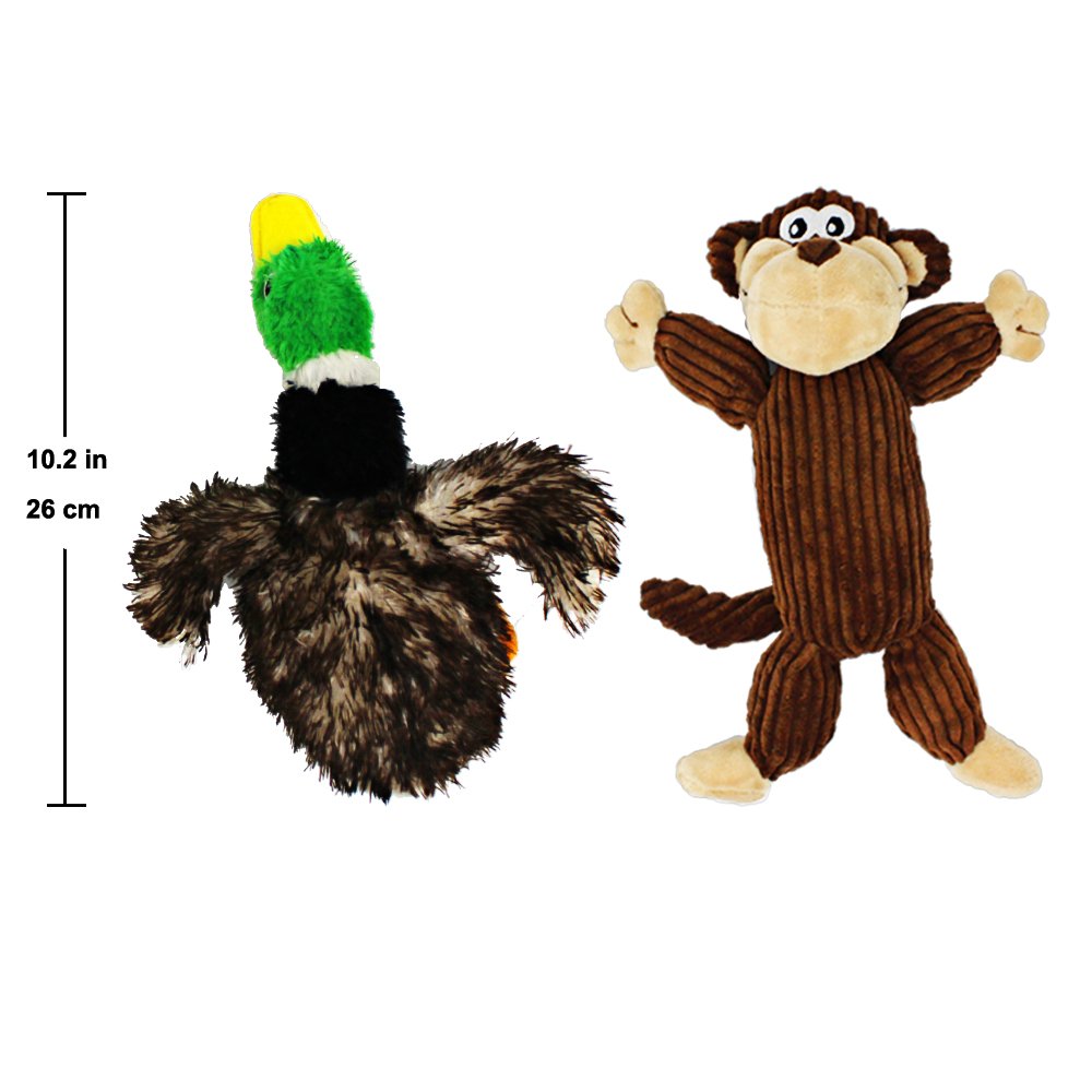 Jalousie plush monkey with stuffing for cozy cuddles and gentle tug play