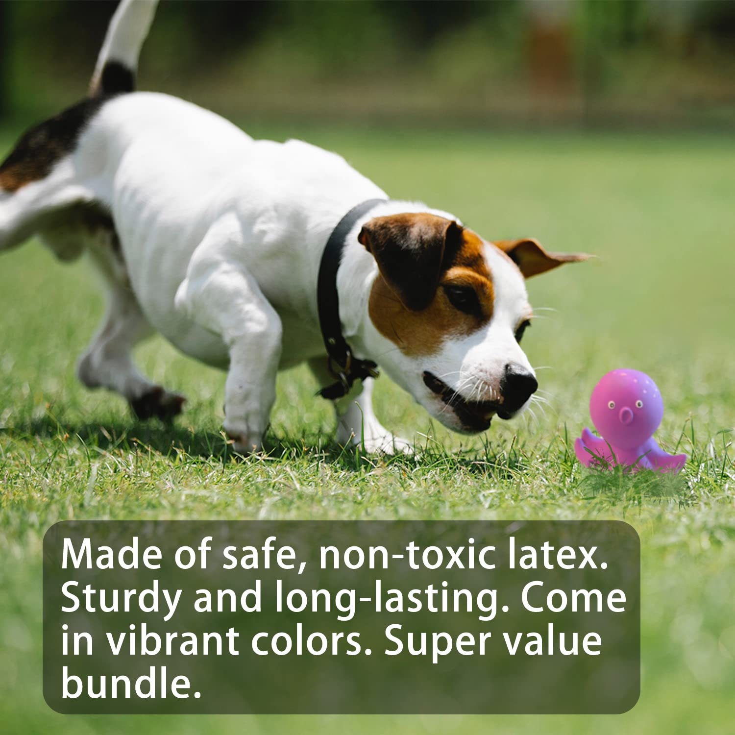 Jalousie latex dog squeaky duck toy ideal for fetch and water play
