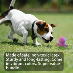 Jalousie latex dog squeaky duck toy ideal for fetch and water play