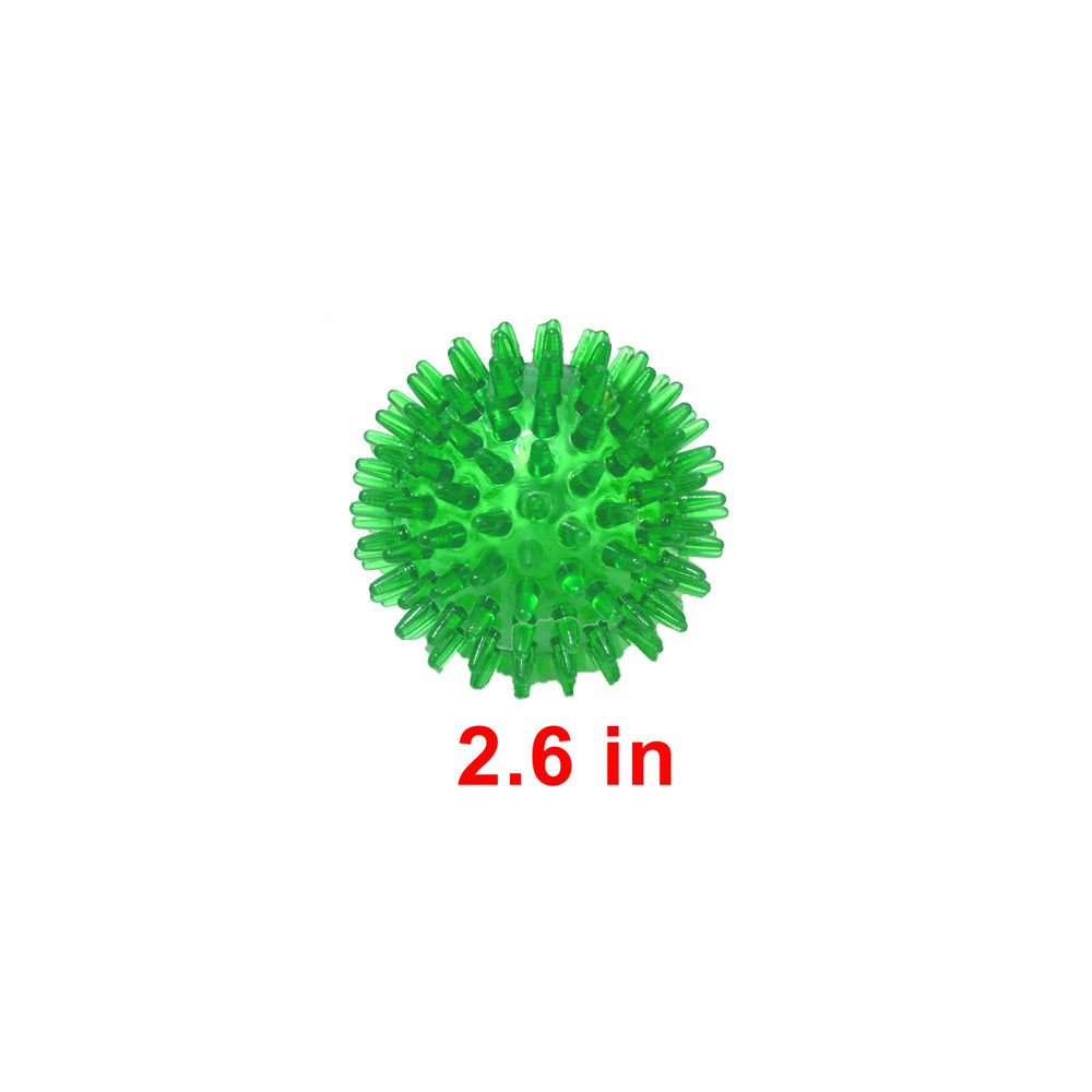 Jalousie spiky-ball chew toy closeup showing textured surface