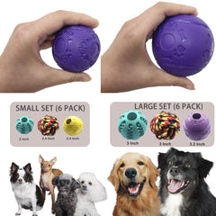 Jalousie spiky treat-dispensing ball demonstrates dental-cleaning design during chewing