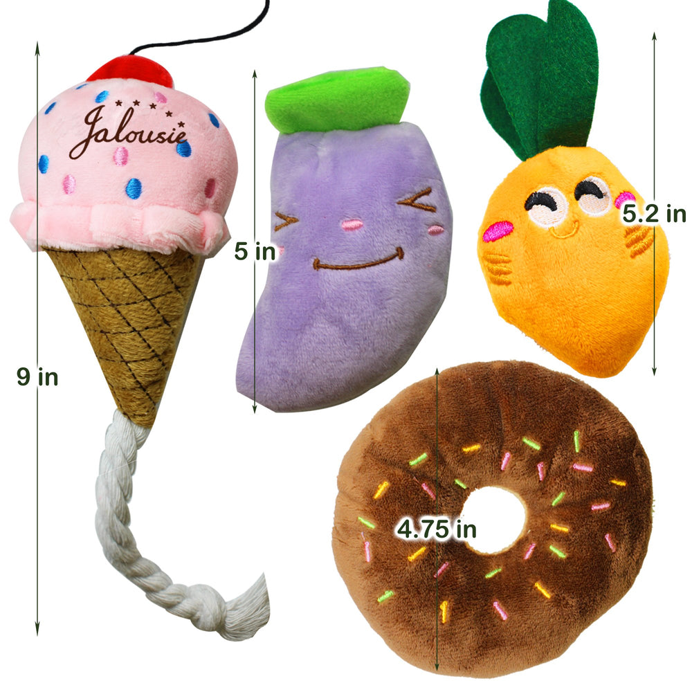 Jalousie squeaker-inside view reveals durable construction and lasting play value.