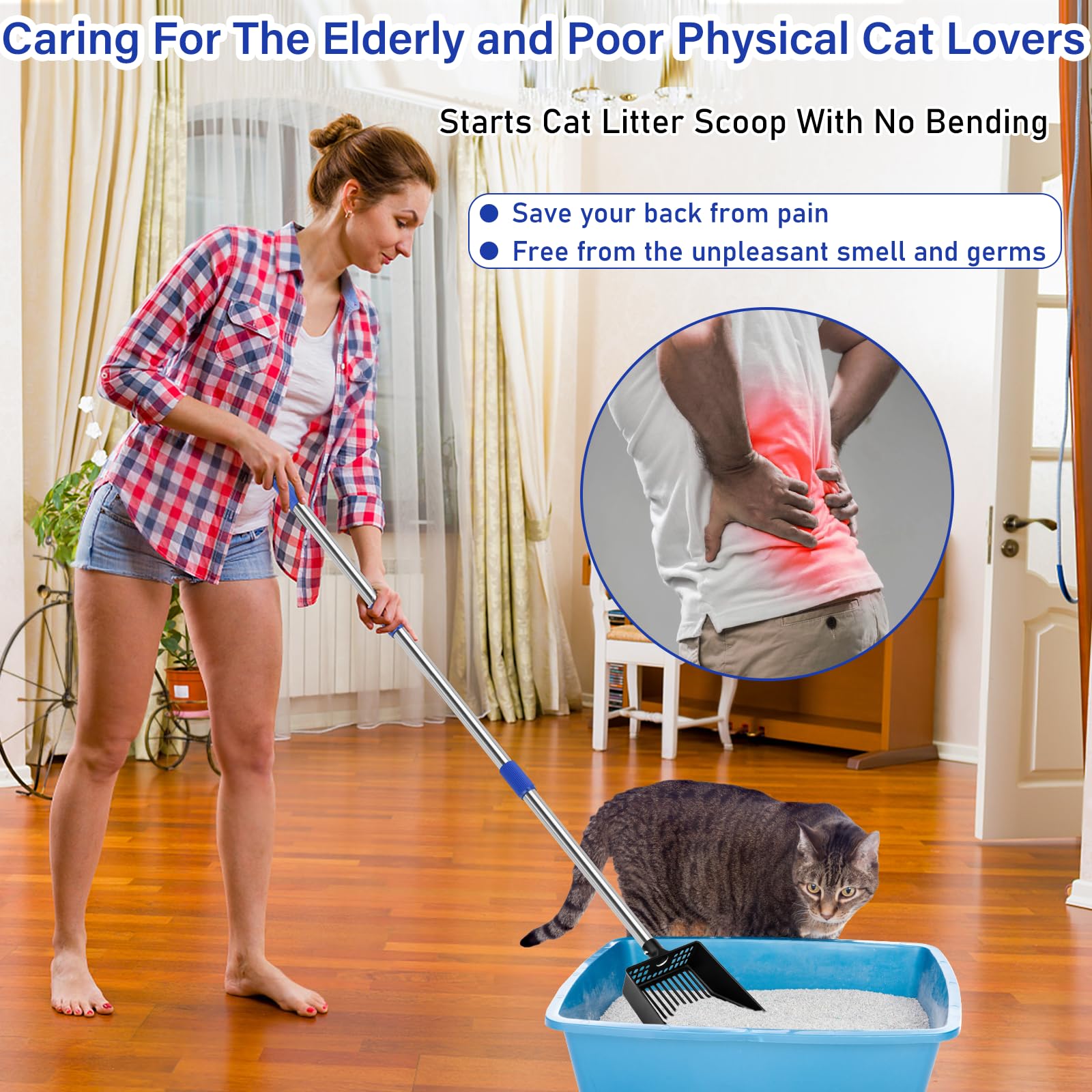 JAMIEWIN heavy-duty aluminum scoop built for long-lasting use