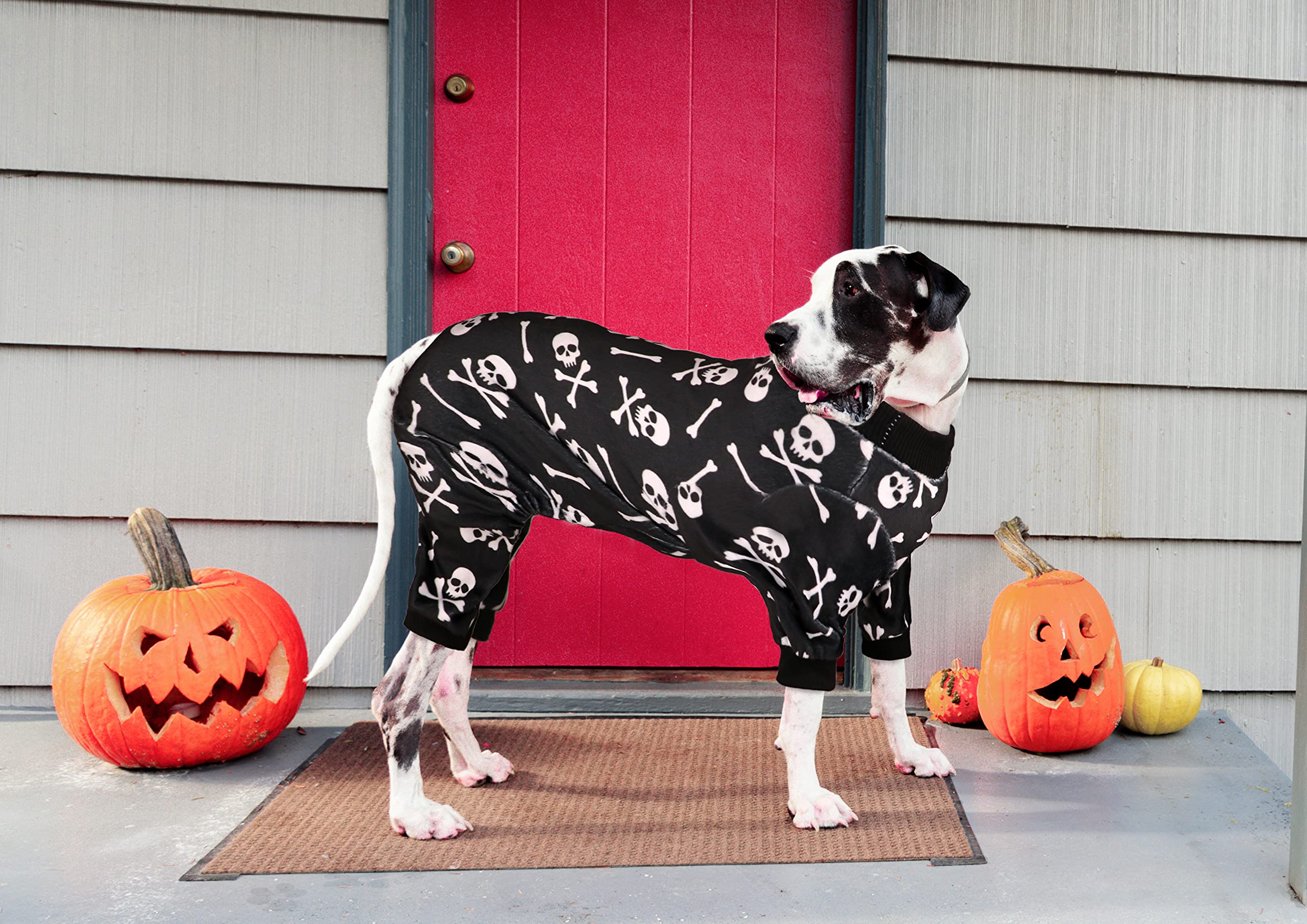 Jamktepat dog pajamas durable machine washable construction withstands wear