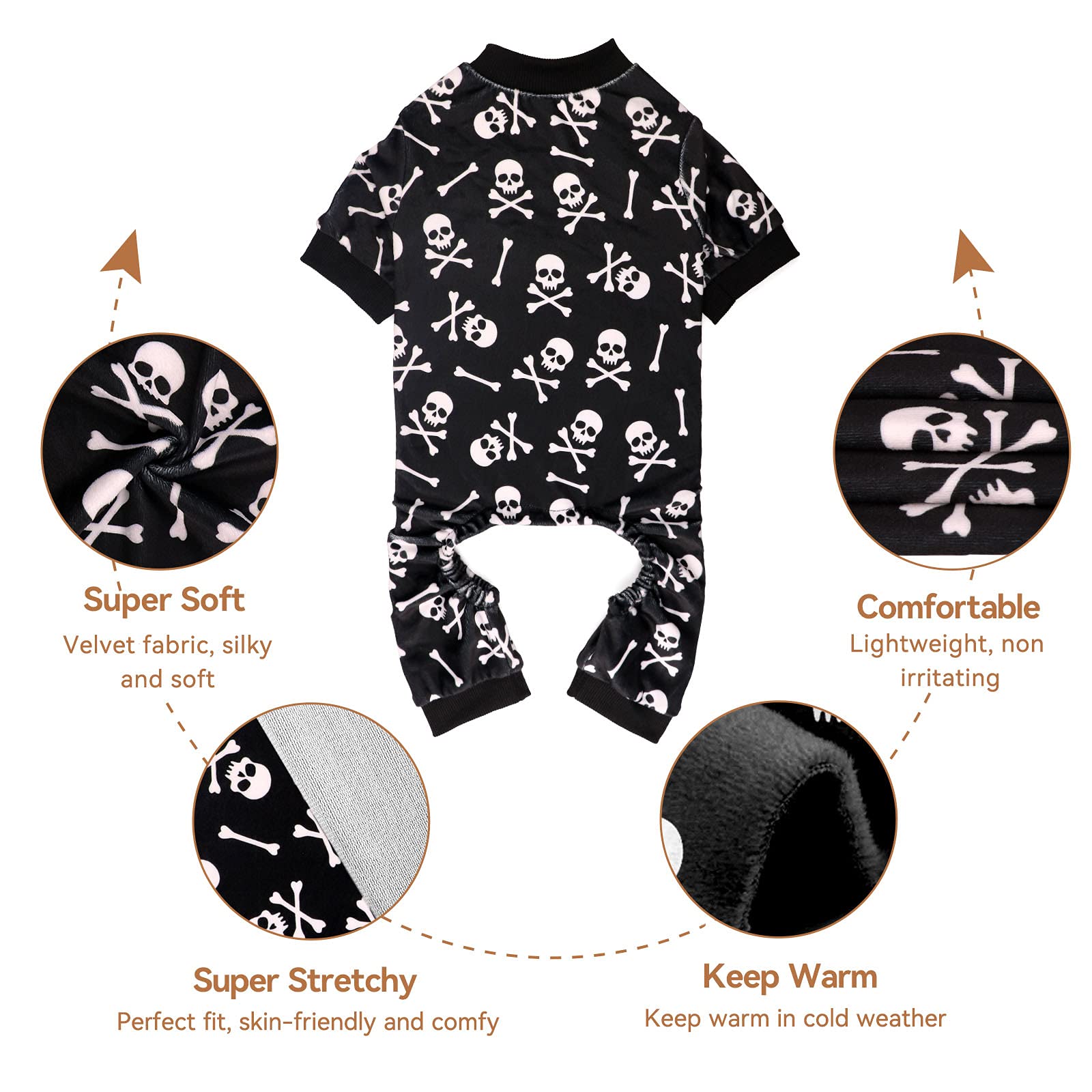 Jamktepat dog pajamas easy on off design for quick dressing