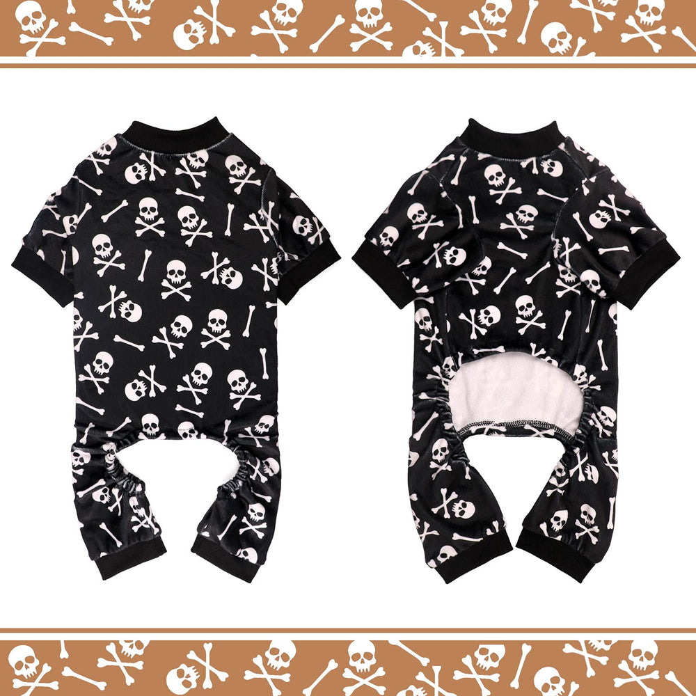 Jamktepat dog pajamas stretchy fit illustrating flexible four way stretch