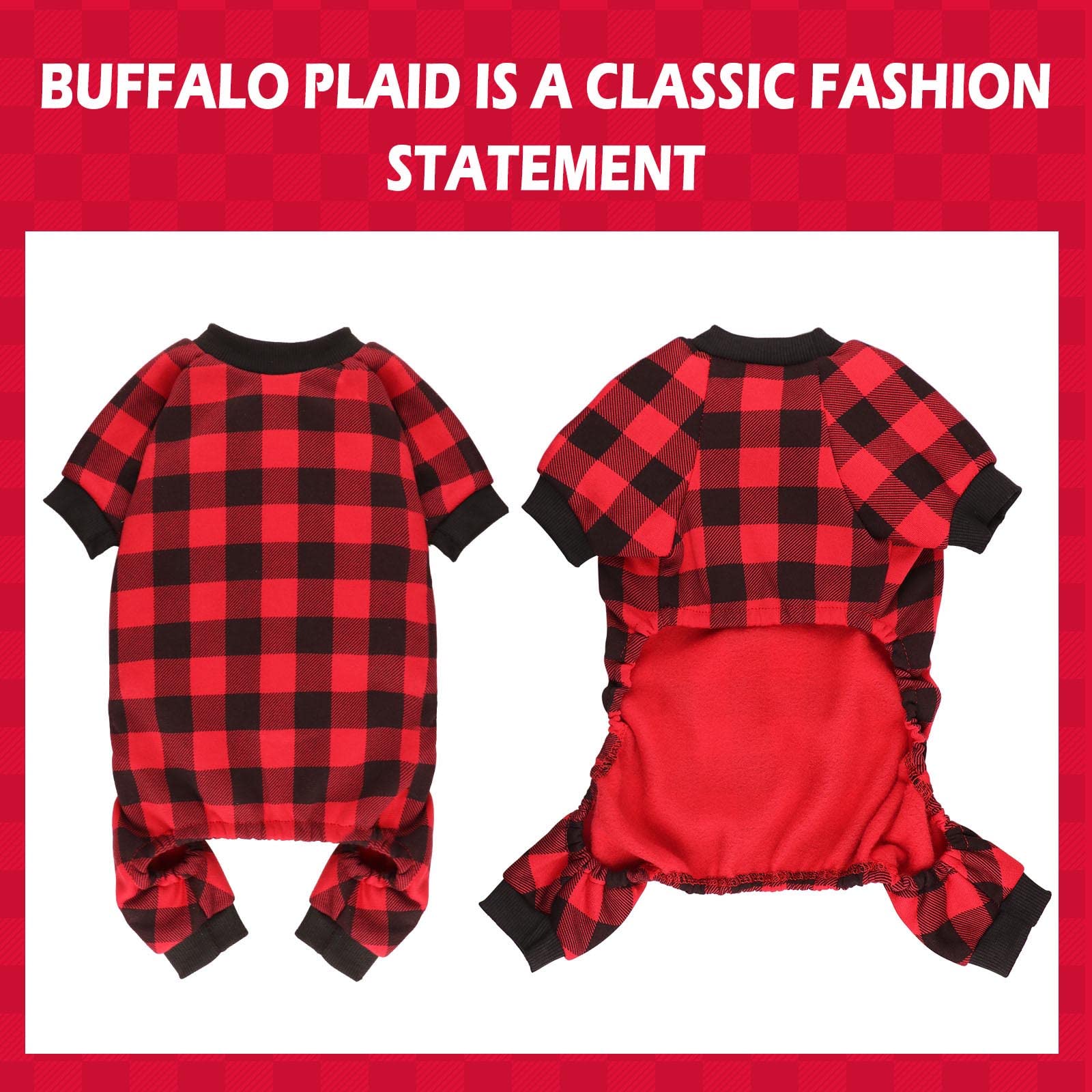 Jamktepat dog fleece sweater with 4-leg design demonstrates full-body coverage for active small dogs.