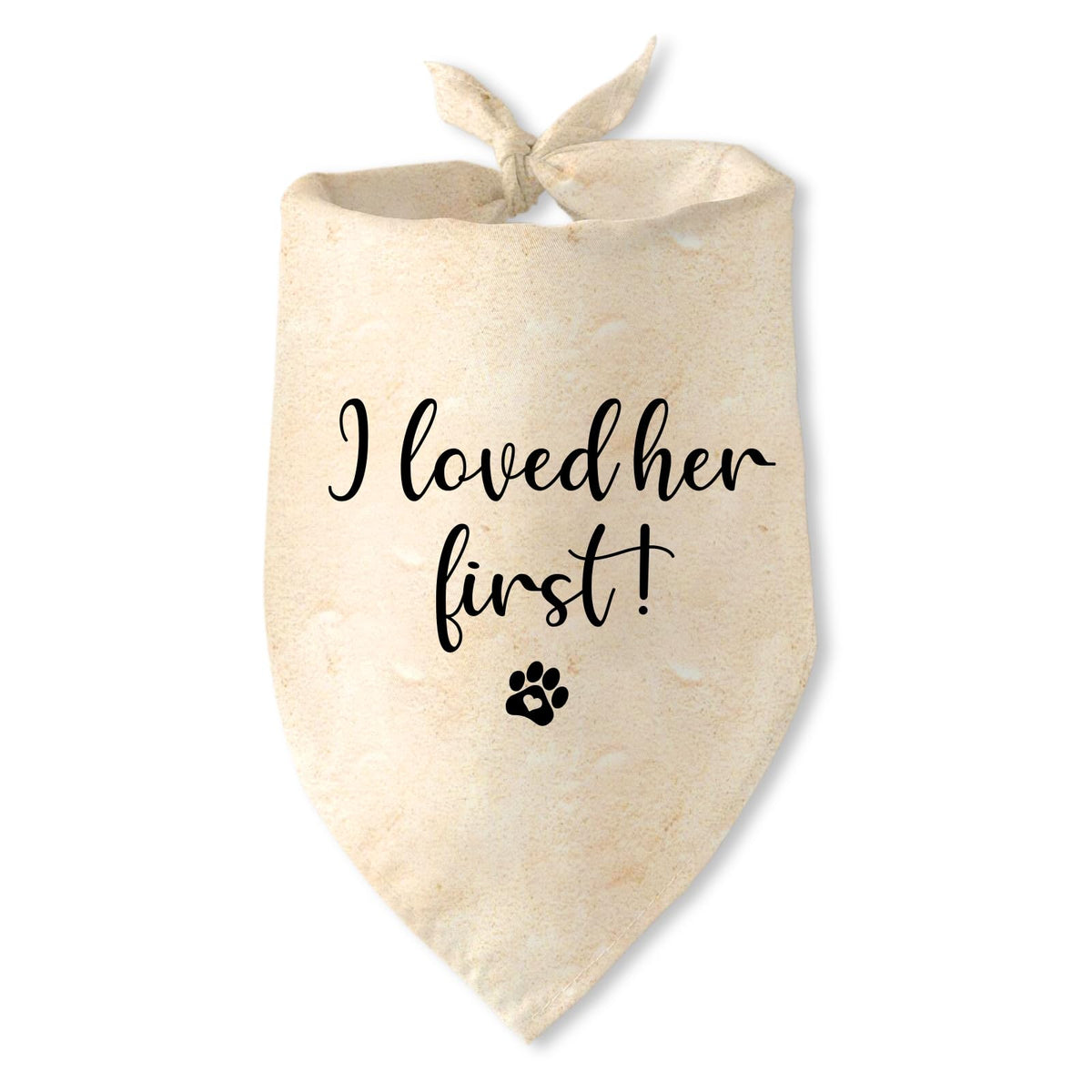 Jamuruwt engagement dog bandana in soft polyester for cute engagement party photos