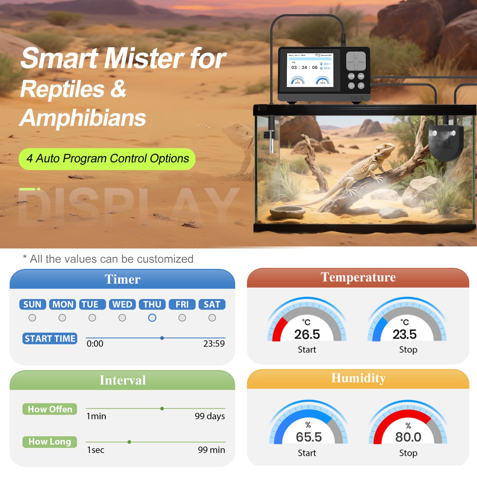 J&A terrarium-humidity-probe provides precise moisture monitoring