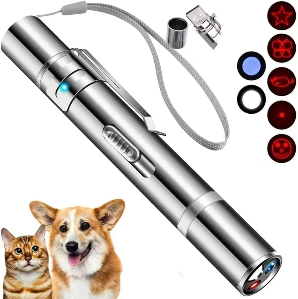 JANHER laser pointer compact design for portable pet play.
