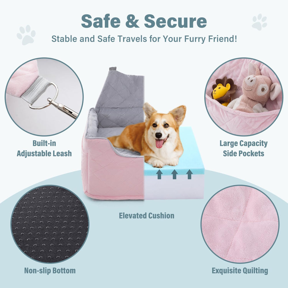 Jaoul memory foam elevated cushion demonstrates soft, supportive padding for pets