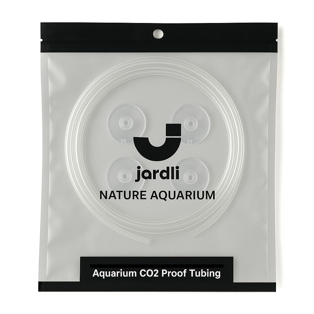 JARDLI Aquarium CO2 Proof Tubing 16 Feet clear and high-pressure resistant for CO2 delivery