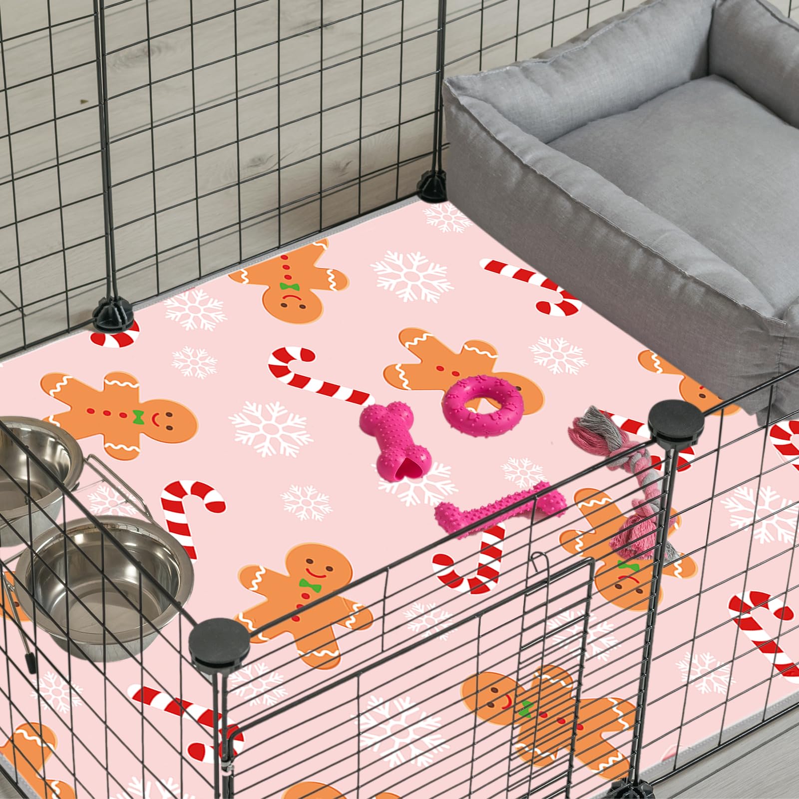 JarThenaAMCS 24x47 inch pad layout provides ample space for small pets