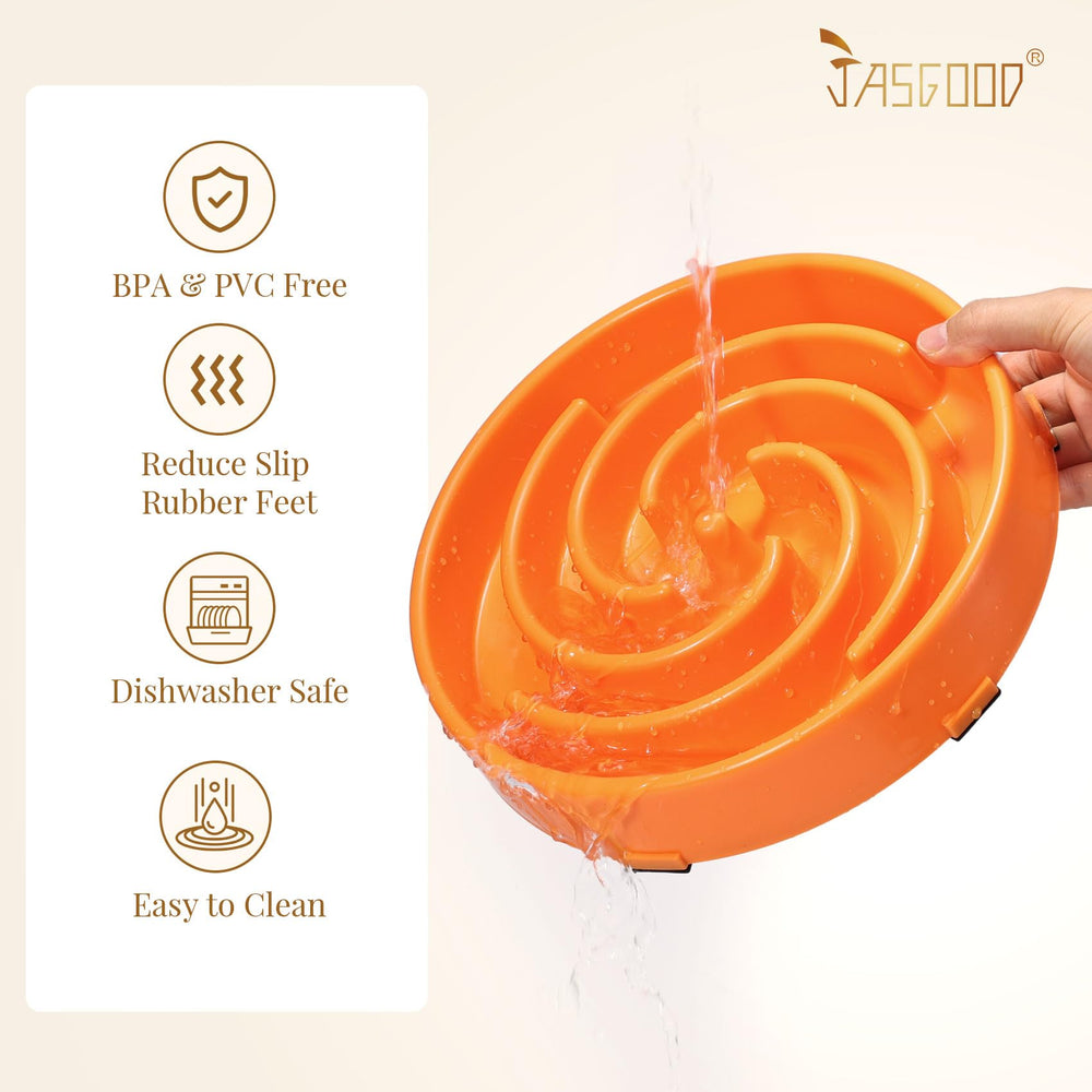 JASGOOD bowl measures 24cm in diameter for medium and large dogs.