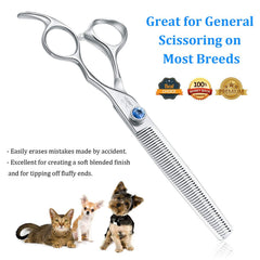 JASON convex-edge scissor delivers smooth cut and snag-free grooming
