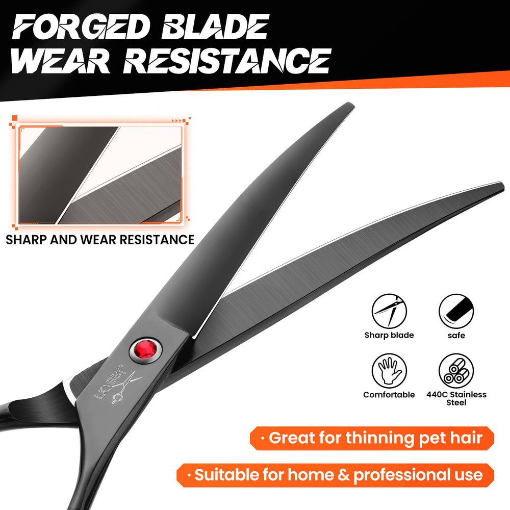 JASON adjustable screw adapts to fur thickness for versatile grooming.