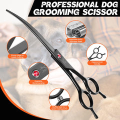 JASON 440C steel blade for sharp, durable cuts on dogs, cats, and other pets.