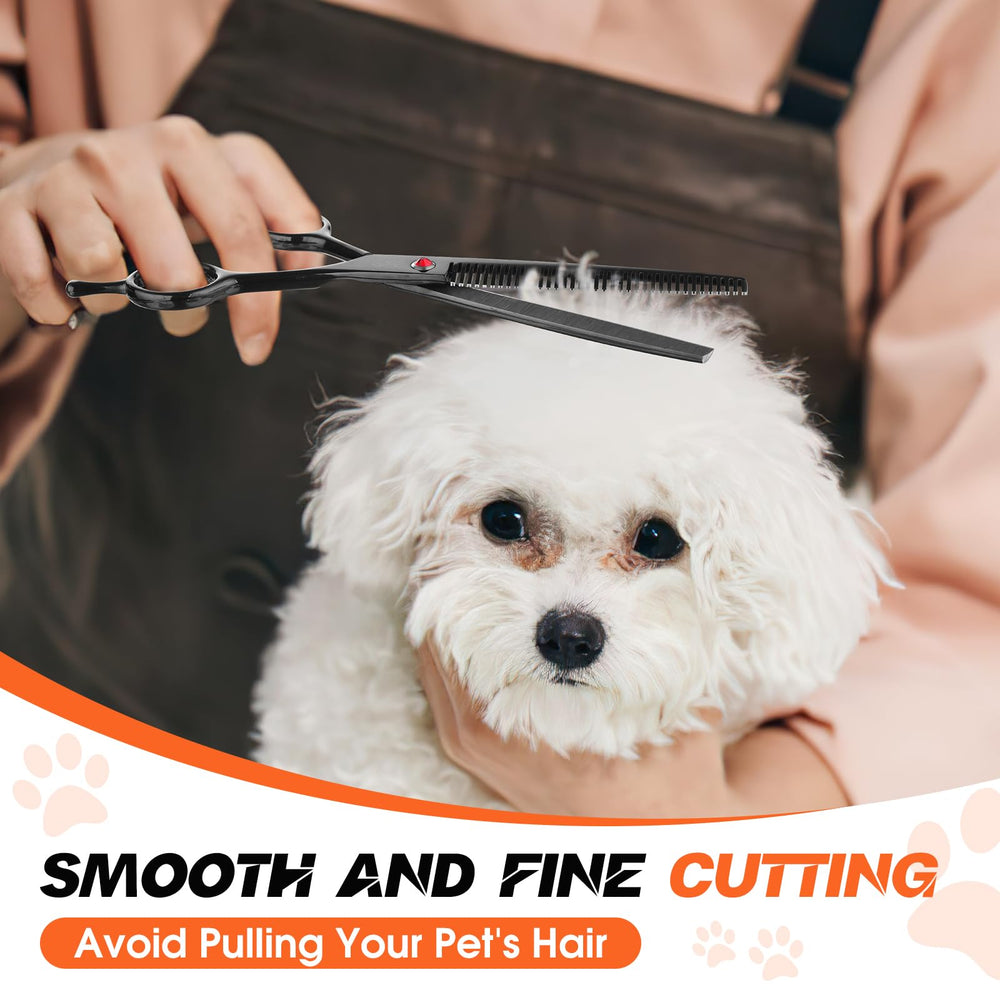Jason dog grooming scissor portable and gift-ready packaging for travel grooming.