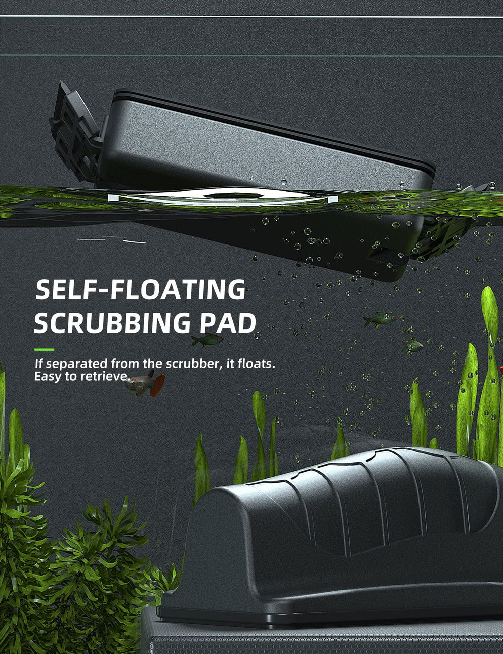 Jasonwell felt-lined handle provides a non-scratch grip during cleaning.