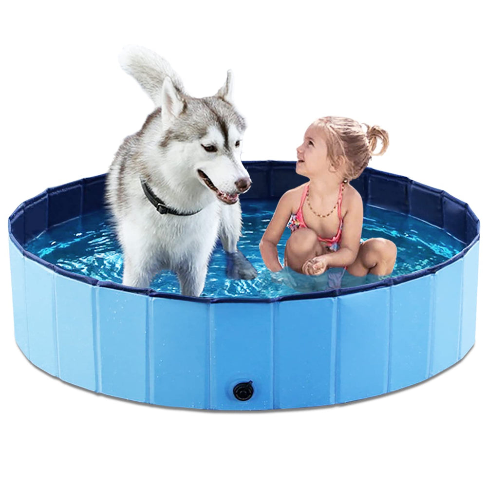 Jasonwell foldable dog pool setup shows quick, portable cooling for pets.