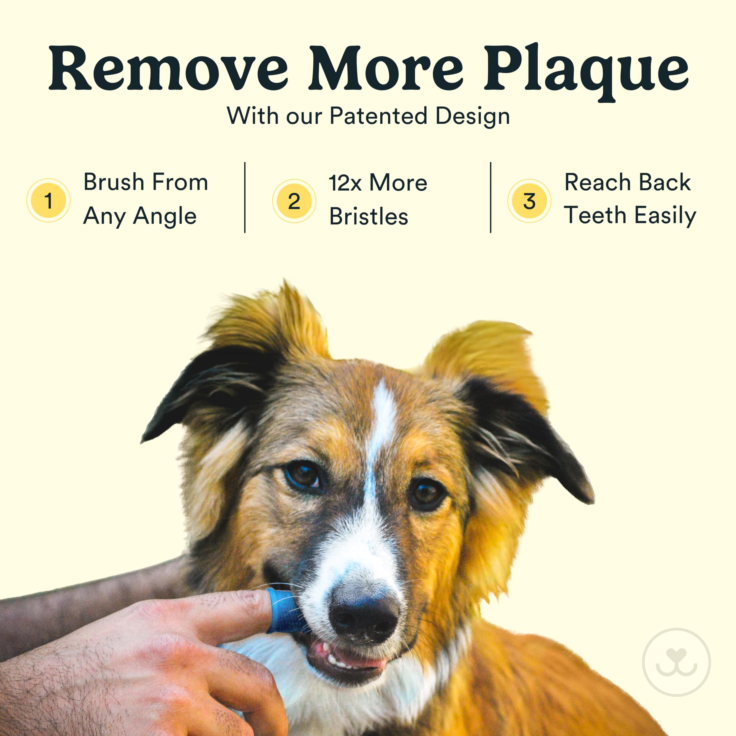 Jasper silicone bristles ultra-soft soothe sensitive gums while cleaning.