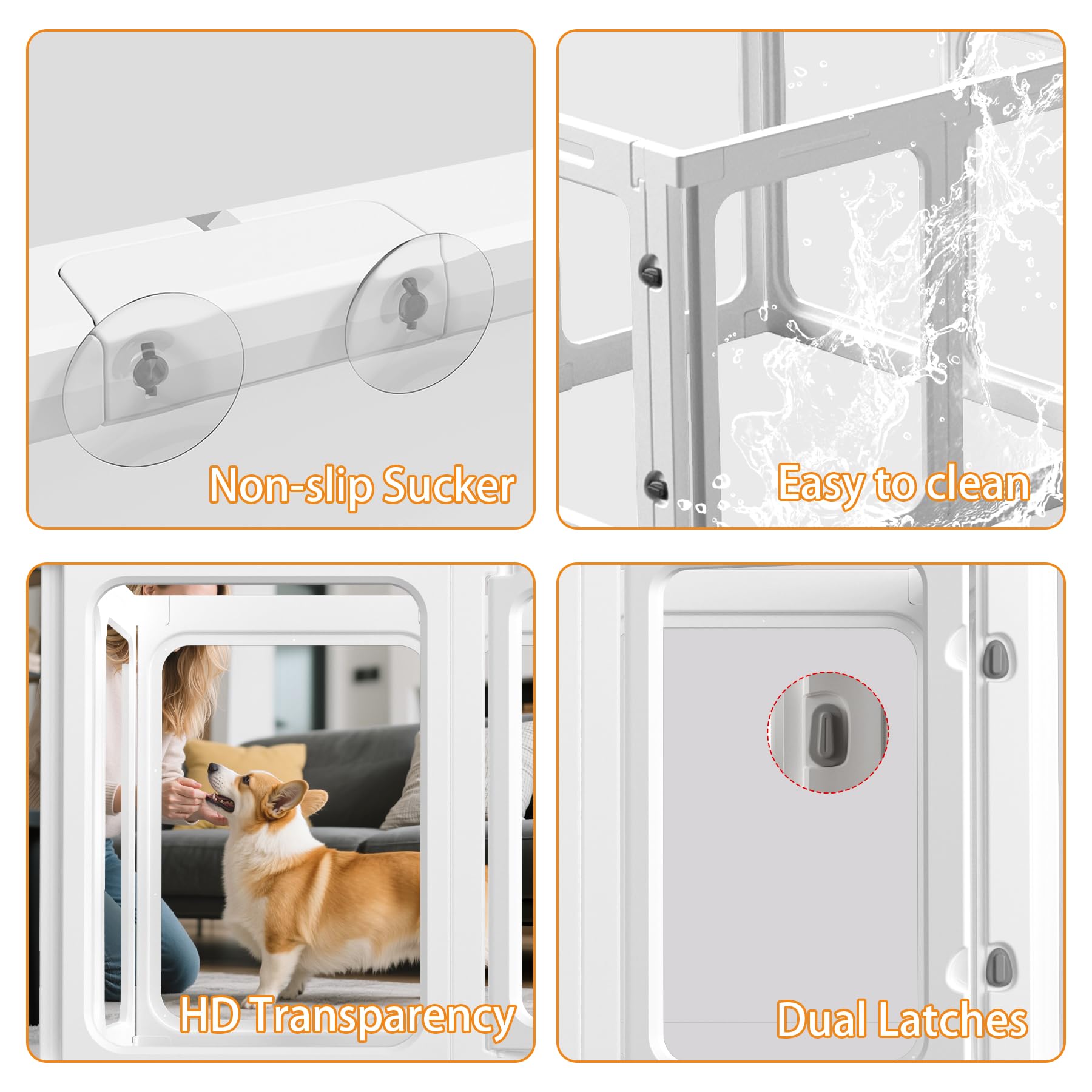 Jatindear 32x32x23-6 playpen dimensions offer space for small pets