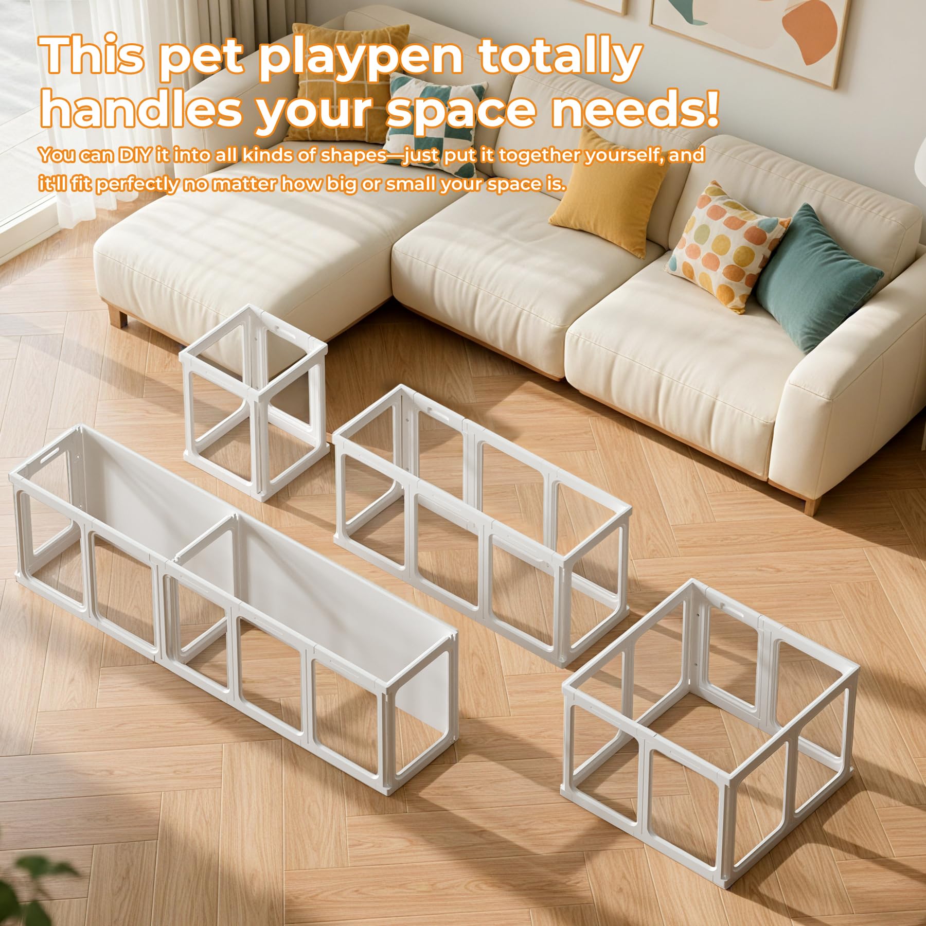 Jatindear playpen door features tool-free assembly for quick setup