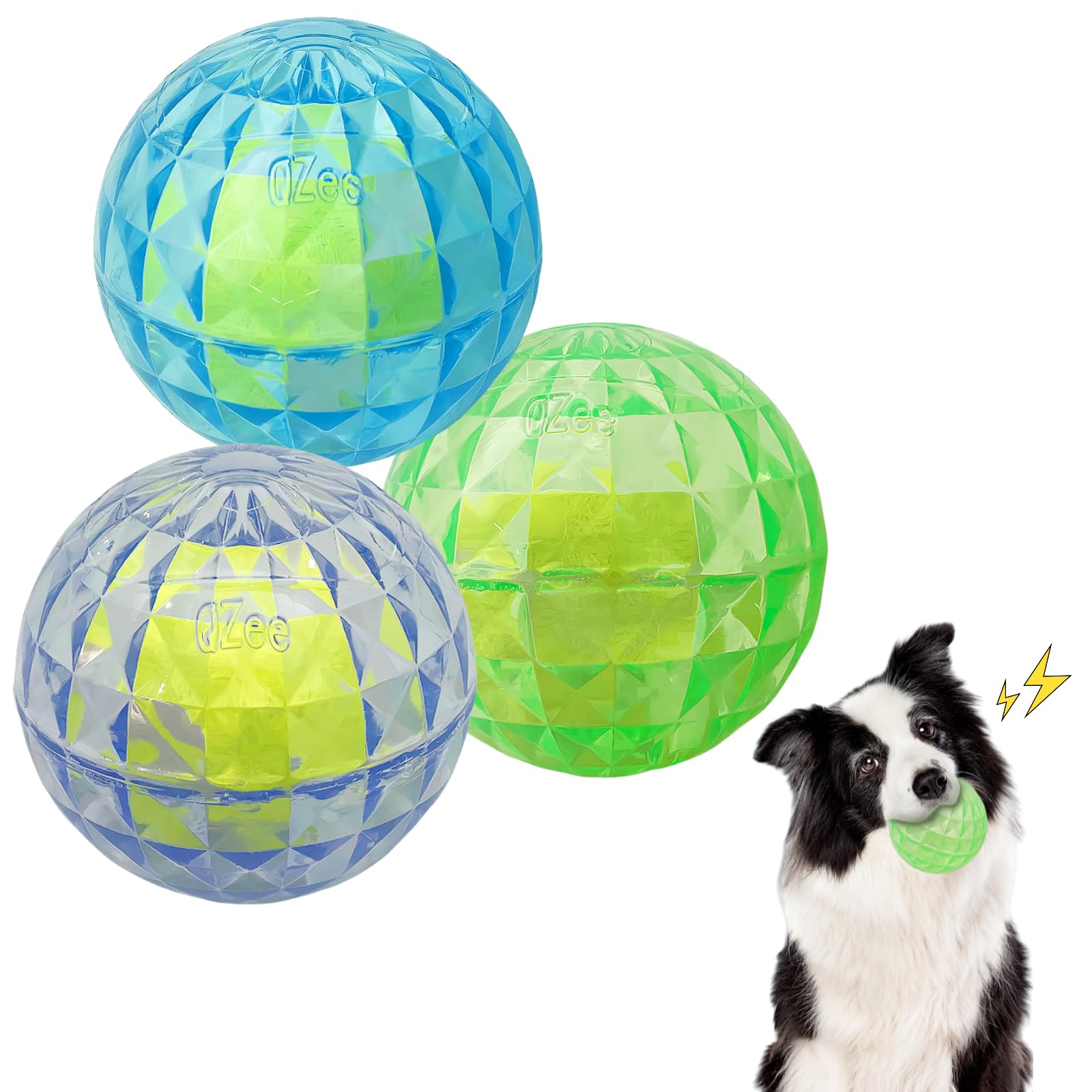 Jatmira dog ball toy pack 3 for aggressive chewers durable chew time