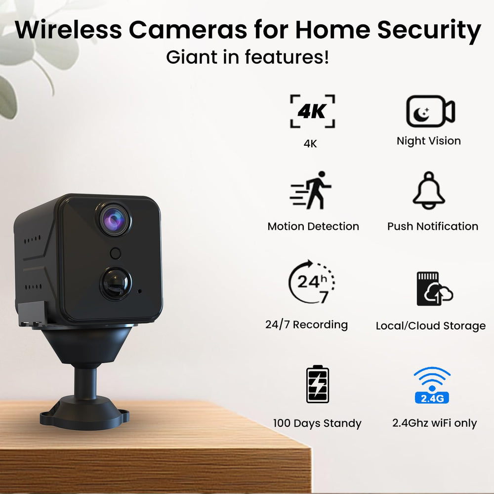 Javiscam 4K night vision with 120-degree wide view for all-angle coverage