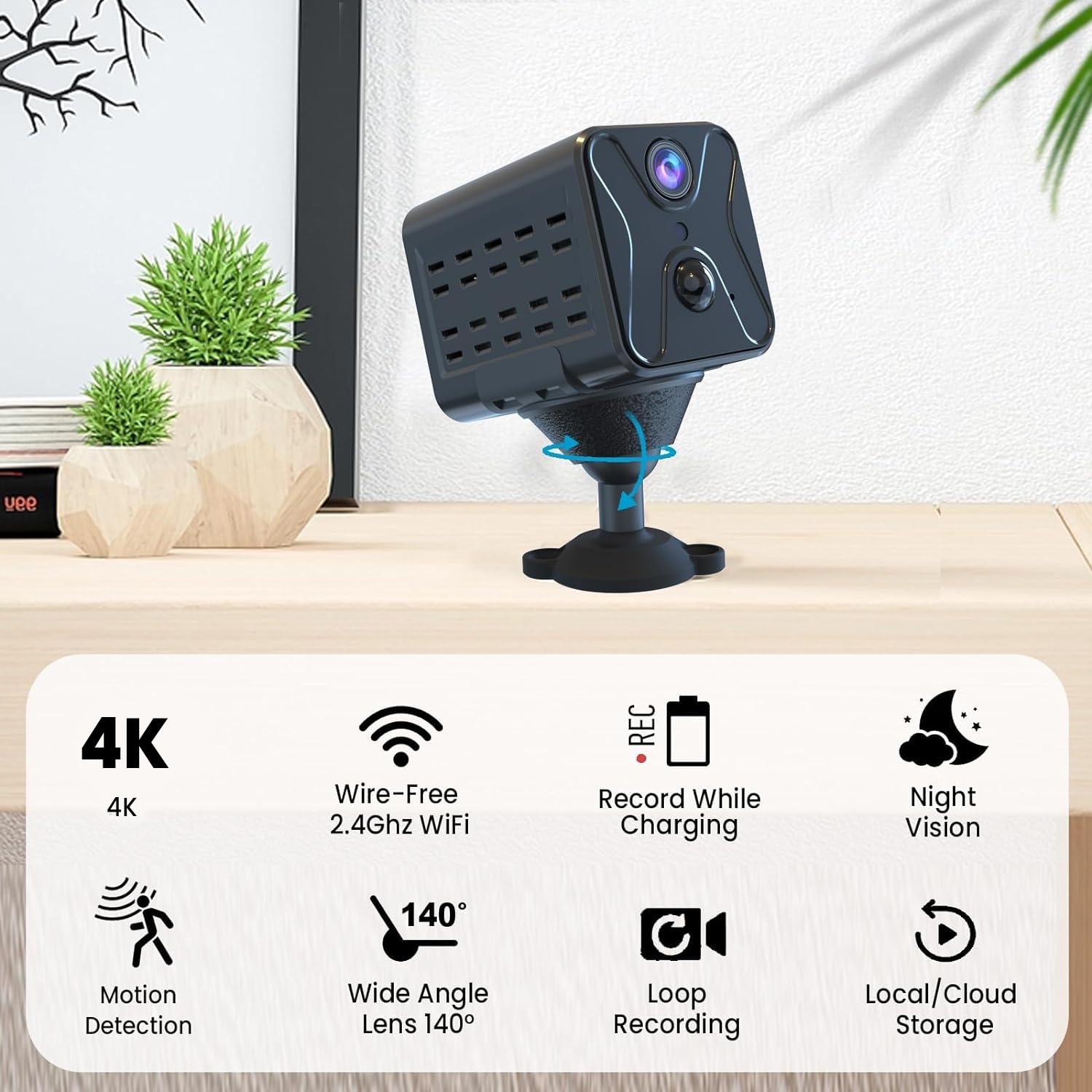 Javiscam night vision enables clear footage in low light for overnight monitoring and care.