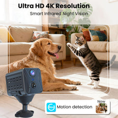 Javiscam camera with 2800mAh battery supports wire-free installation.