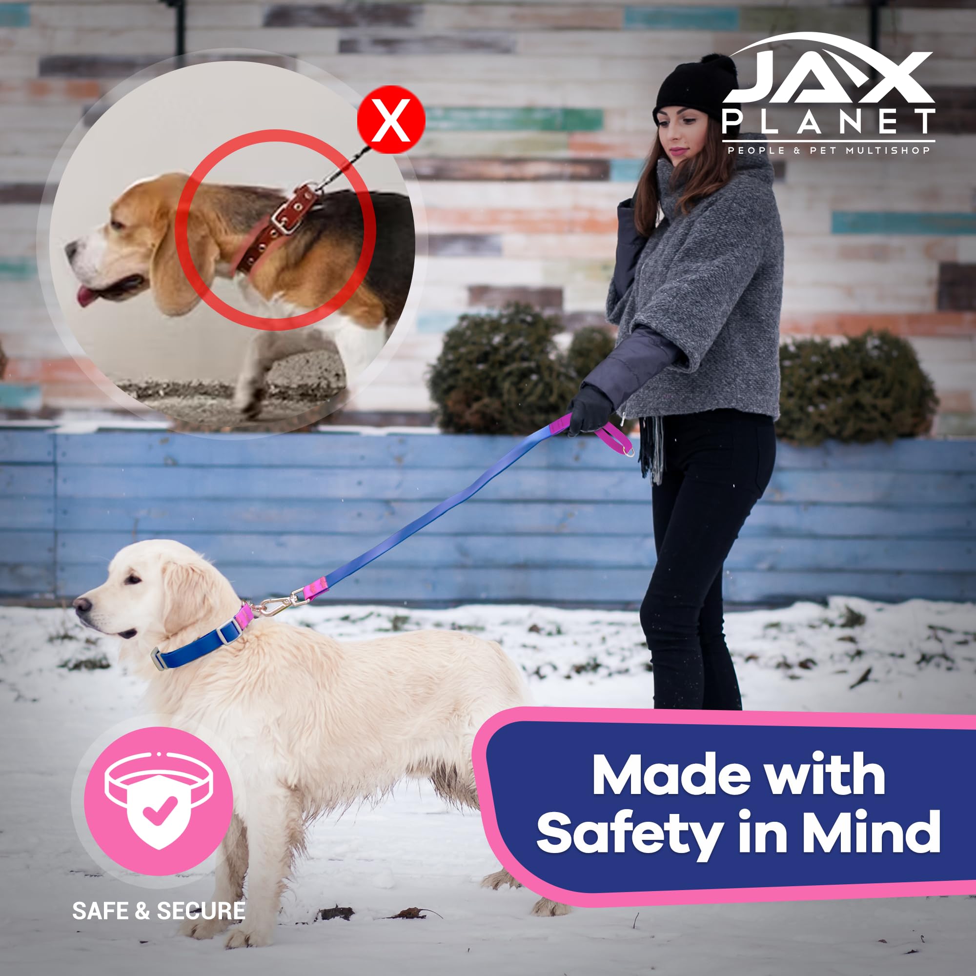 JAX PLANET measure-first instruction scene aids correct sizing.