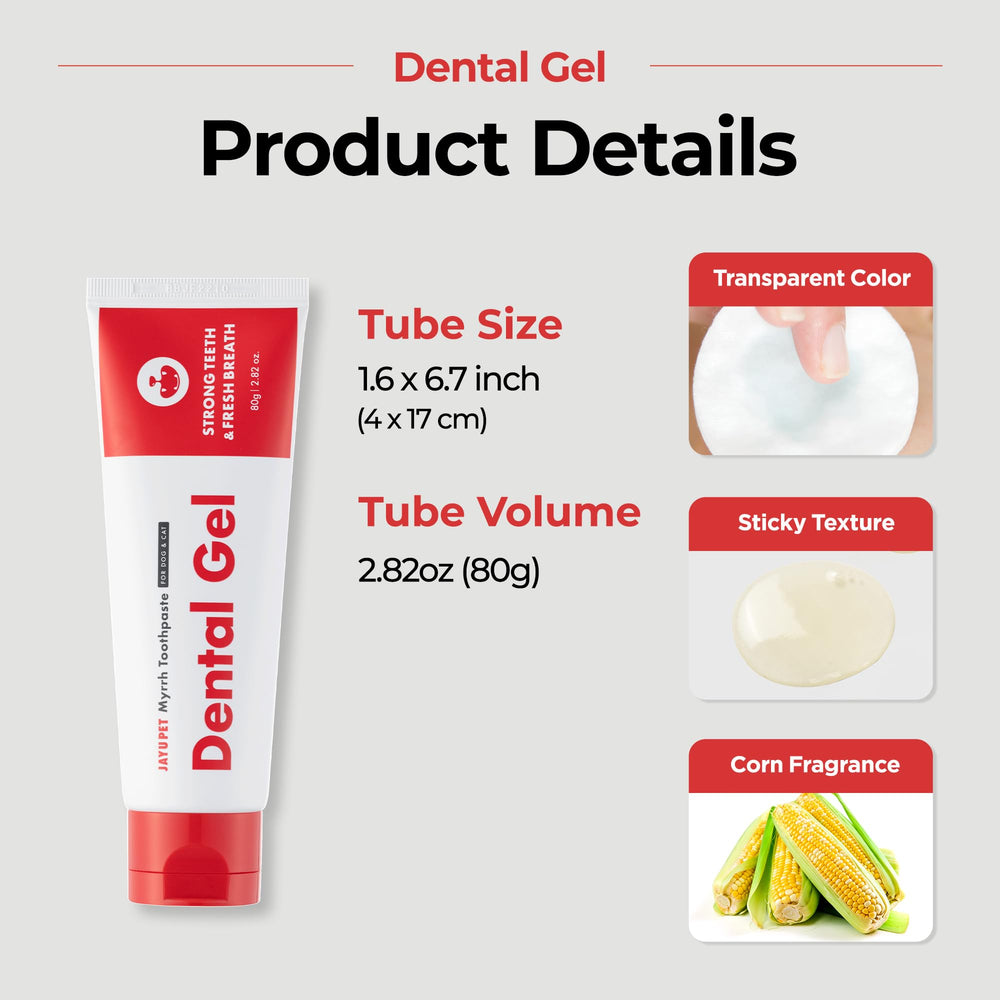 JAYU PET daily dental care kit shot promoting fresh breath and clean teeth.