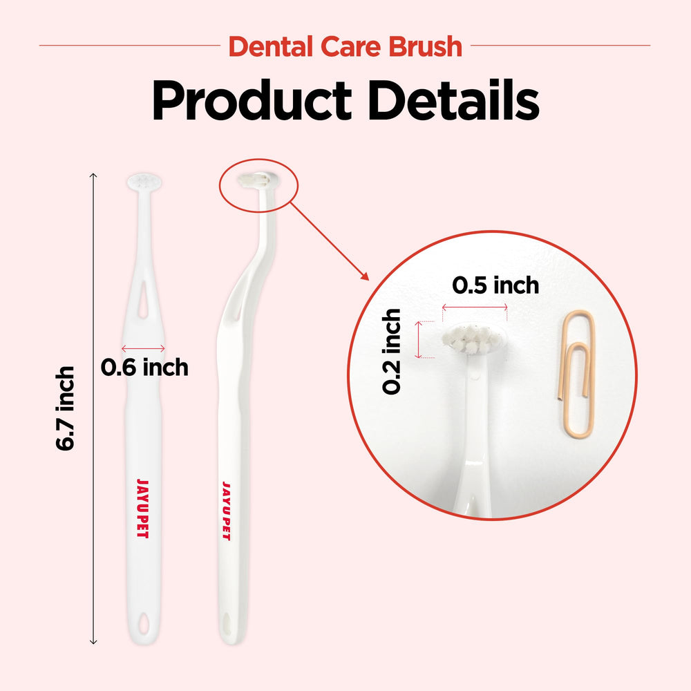 JAYU PET dental care brush vet-recommended kit for at-home care.