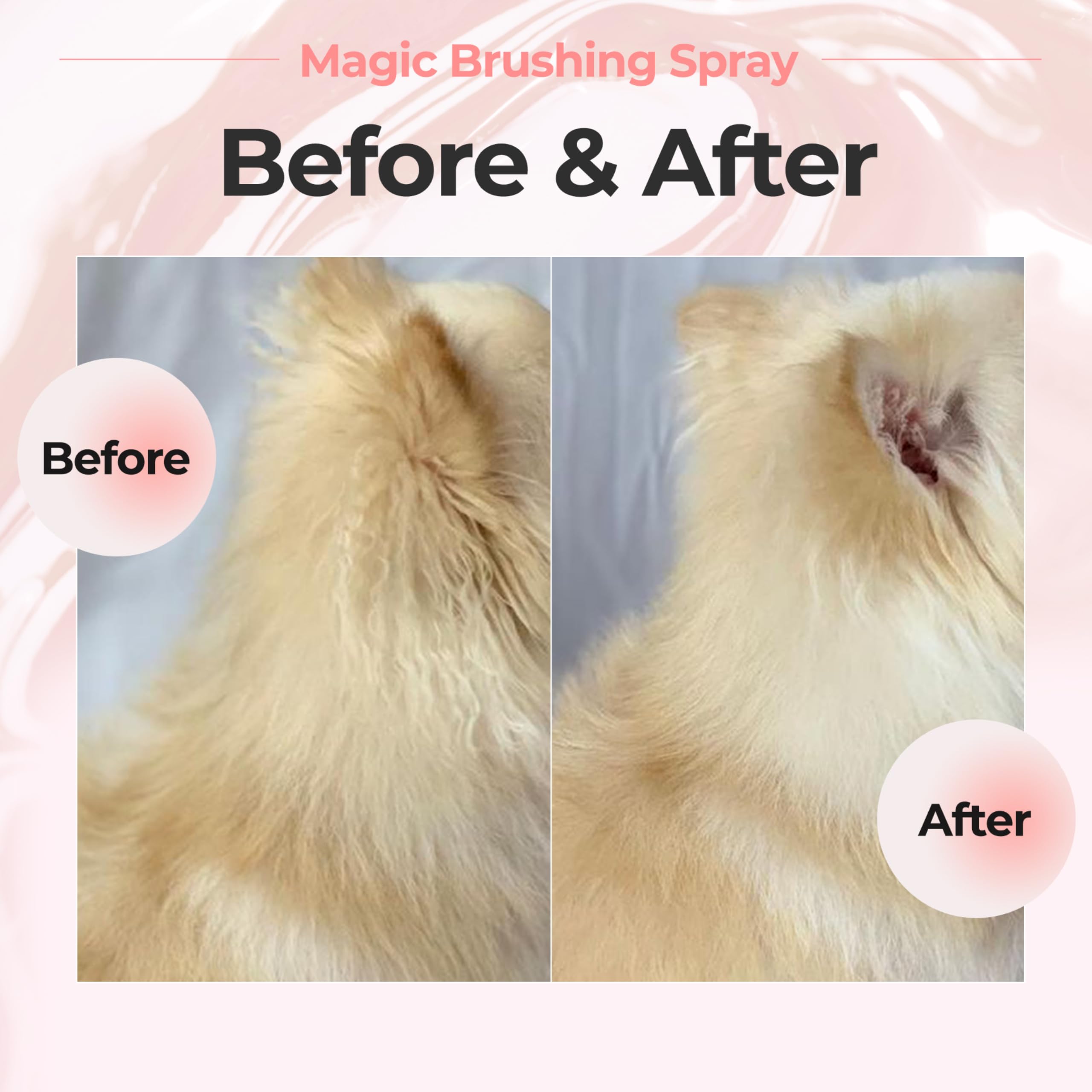 JAYU PET Magic Brushing Spray fine mist sprayer for even coverage