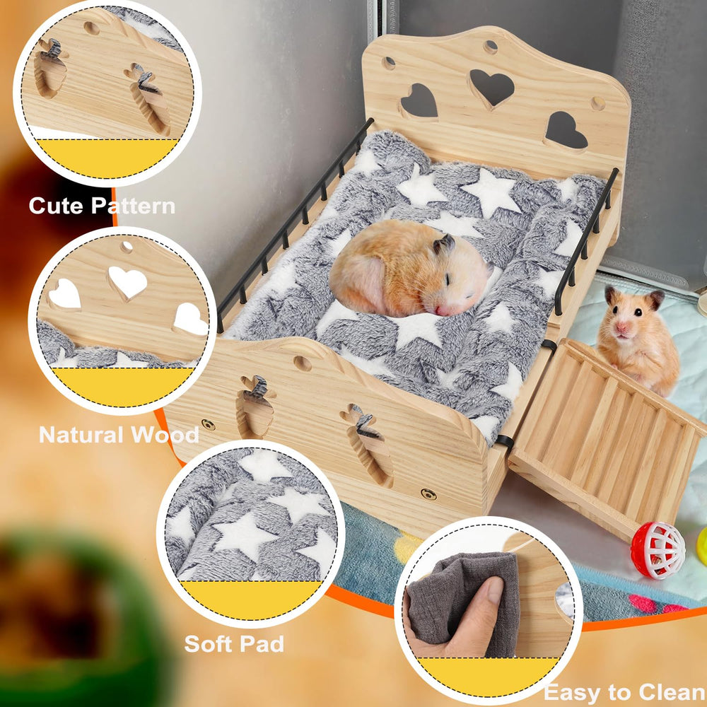 JAZUIHA bed assembly illustration highlights simple setup in minutes