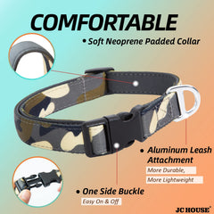 JC HOUSE neoprene padding on the throat area adds comfortable protection