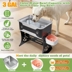 JDCQKHA anti-slip mat keeps the bowl steady during drinking and meals.