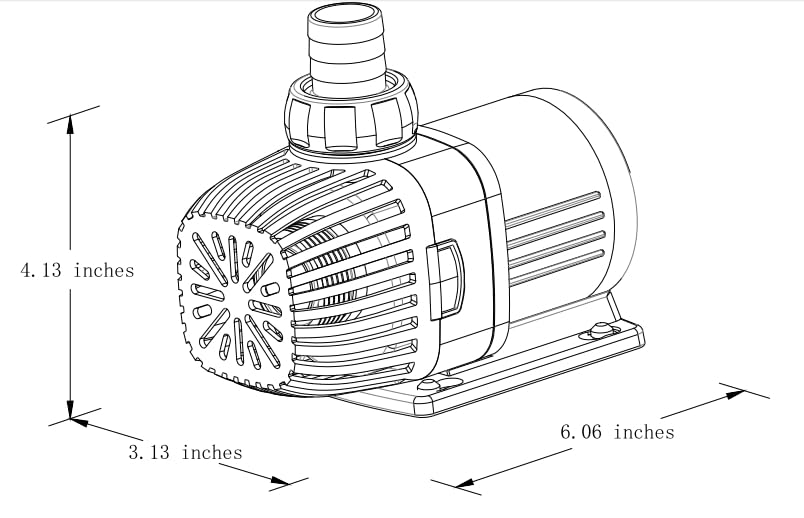 Jebao Jecob EP3500 setup in sump or hydroponics for flexibility