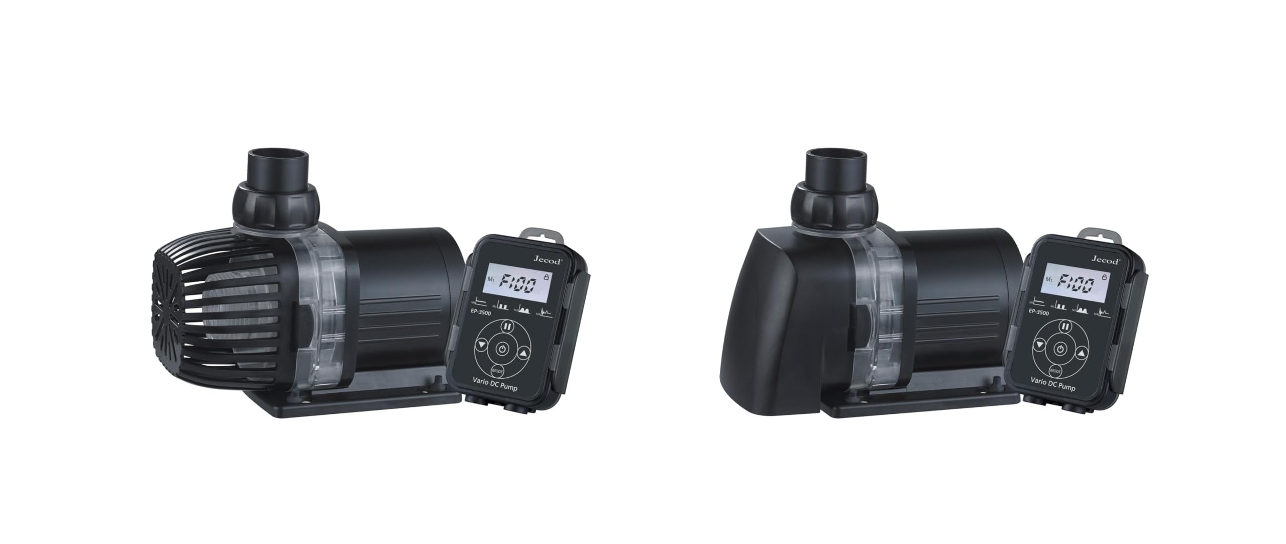 Jebao Jecob EP3500 LCD controller image showing precise flow control
