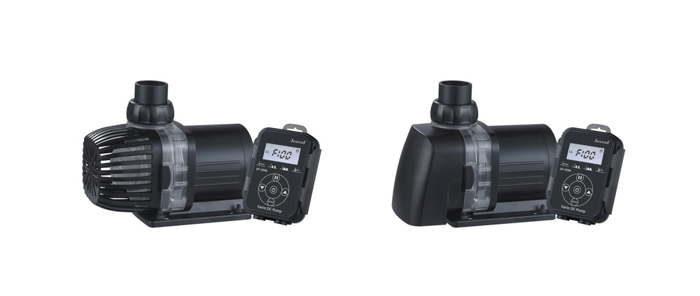 Jebao Jecob EP3500 LCD controller image showing precise flow control