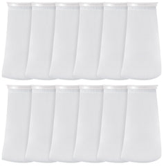 Jecery 16-pack filter socks with 4-inch ring for durable tank filtration.
