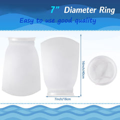 Jecery 200 μm ring felt filter bags improve water clarity and particle capture
