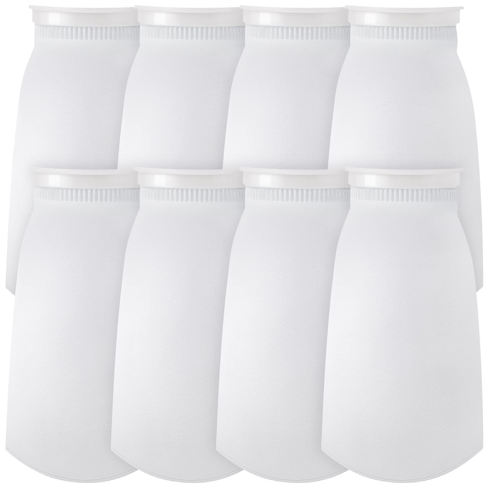 Jecery 8-pack aquarium filter socks 7-inch for efficient debris filtration in tanks